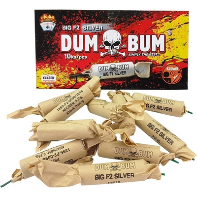 Petardy DUMBUM Big F2 Silver 10 ks