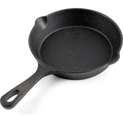 Litinová pánev Wiltec – 16 cm, černá (62963)
