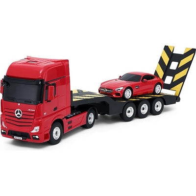 Rastar RC kamión Mercedes-Benz Actros s autom AMG GT RTR červená 1:24