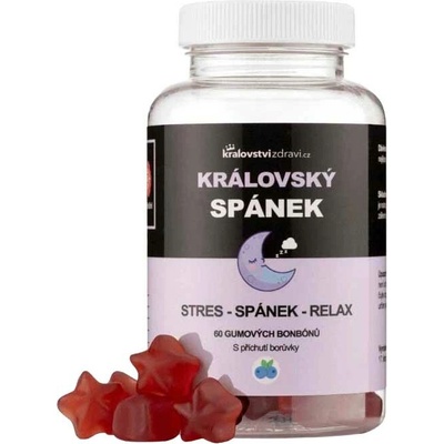 Královské želé želé bonbony pro hluboký spánek 60 ks