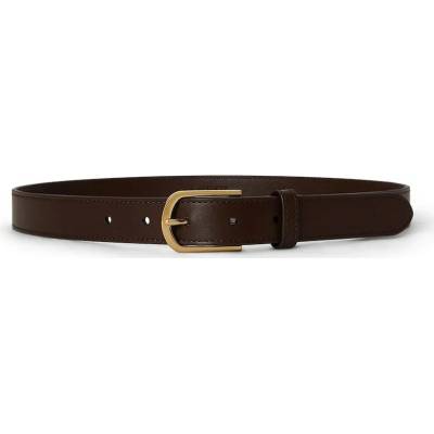 Lauren Ralph Lauren pásek dámský kožený 412P15694 hnědá