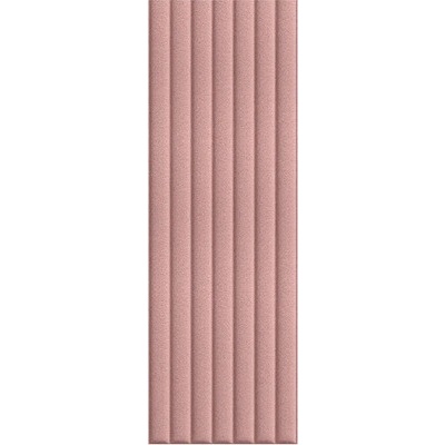 neuvedené 3D panely na stenu samolepiace Mini, zamatový vzhľad, ružové 76 x 22,5 cm