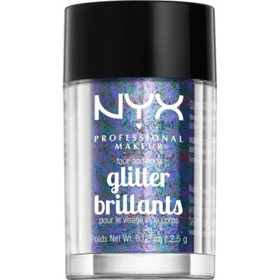 NYX Professional Makeup Face & Body Glitter Brillants Glitre na tvár i telo 11 Violet 2,5 g