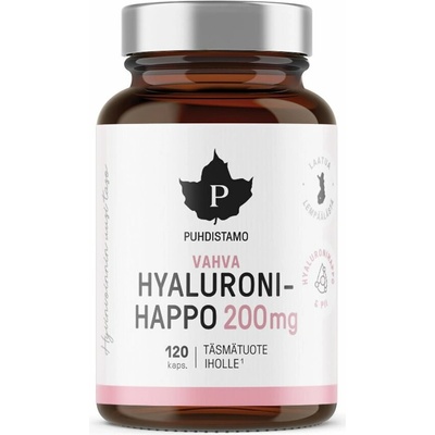 Puhdistamo Hyaluronic Acid 200mg 120 kapslí