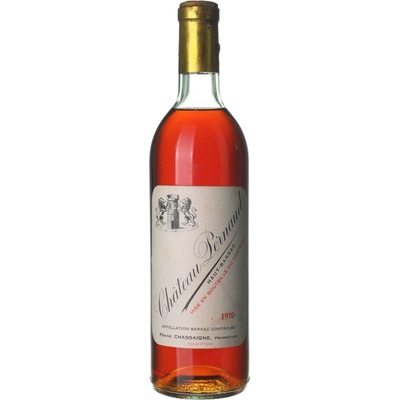 Château Pernaud Barsac sladké bílé 1970 0,75 l (holá láhev)