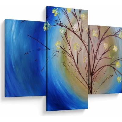 Obraz - Strom zakrývající slunce, třídílný 90x60 cm