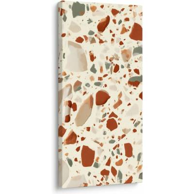 Dovido Obraz abstraktní kamenná struktura terrazzo - 60x120