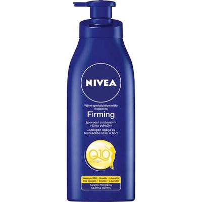 Nivea Q10 Plus Firming zpevňující tělové mléko na suchou pokožku 400 ml – Hledejceny.cz