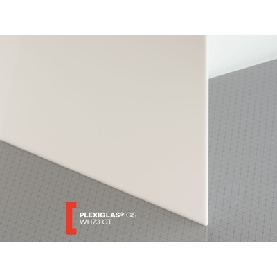 Röhm Plexisklo Plexiglas GS 3 mm WH73 propustnost 23% 1010 x 2030 mm opál 1 ks