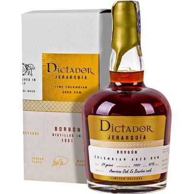 Dictador Jerarquia 1991 Bourbon Cask 41% 0,7 l (karton)