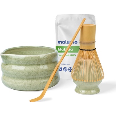 Malumo Matcha set zelený Matcha set s Ceremonial Matchou 30 g