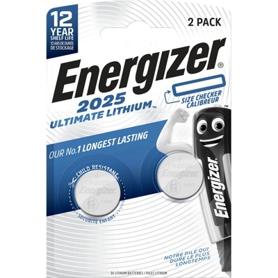Energizer Ultimate Lithium CR2025 2ks E301319400 – Hledejceny.cz