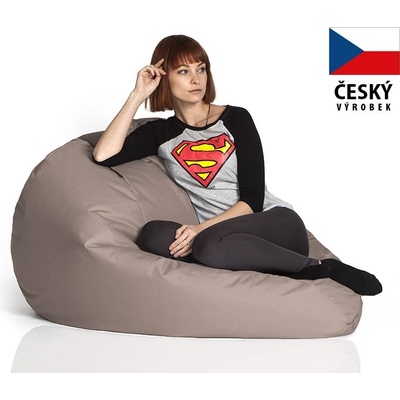 CrazyShop Sedací vak Hruška Mega béžová
