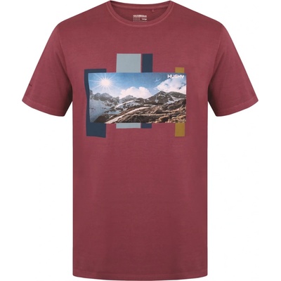 Husky tričko Tee Skyline Bordo