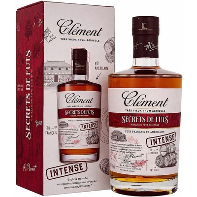 Clément Secrets de Futs Intense 41,4% 0,7 l (holá láhev)
