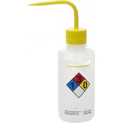 Tryska s potiskem Isopropanol, 500 ml, samoventilační, LDPE, závit 28 mm