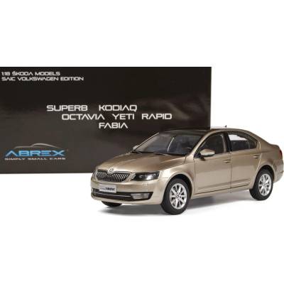 ABREX Škoda Octavia III 2014 Zlatá Metalíza 1:18