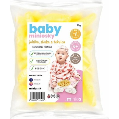 MinioS Miniosky Baby kukurično jahlové chrumky 40 g