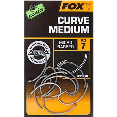 Fox EDGES Curve Shank hooks Medium vel.2 10 ks