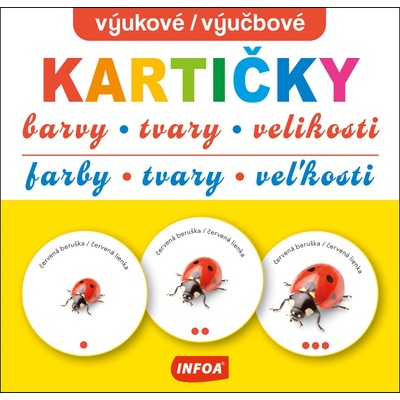 Výučbové kartičky - farby, tvary, veľkosti