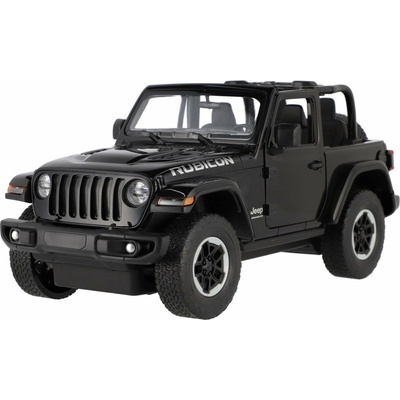 Rastar RC Jeep Wrangler Rubicon černý 29cm 2,4GHz RTR