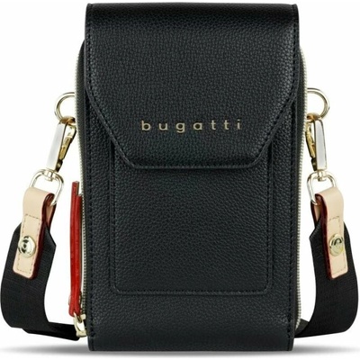 Bugatti Ella Dámska crossbody peňaženka čierna