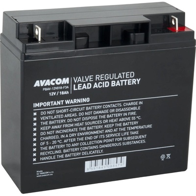 AVACOM 12V 18Ah PBAV-12V018-F3A – Hledejceny.cz