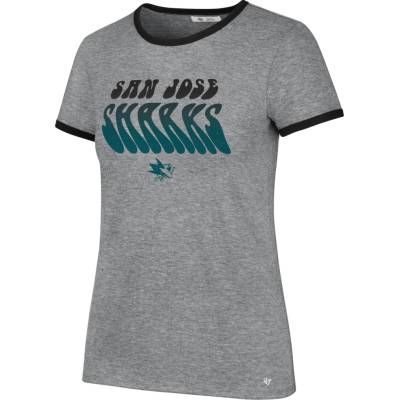 Dámské tričko San Jose Sharks Letter Ringer