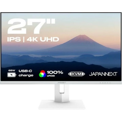 JAPANNEXT JN-IPS270UHD60F-C65W-HSP-W