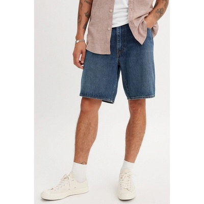 Levi's Rifľové krátke nohavice pánske A8461 modrá