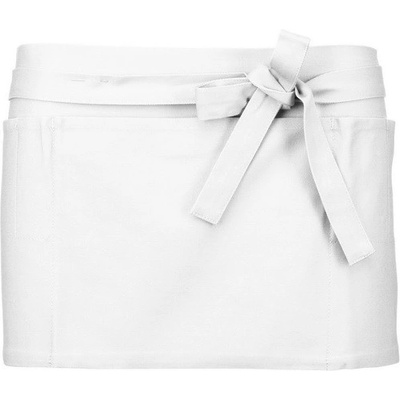 Kariban Zástěra Barman Bistro Style uni White