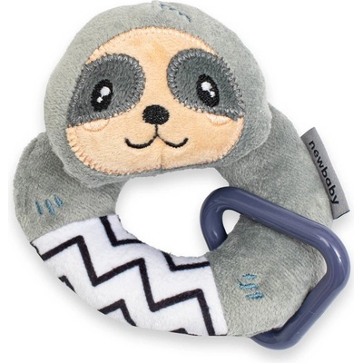 New Baby plyšové chrastítko Sloth