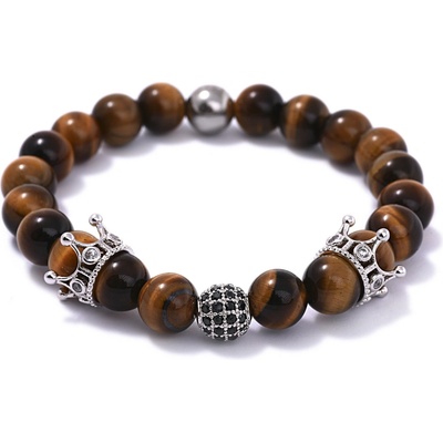 Lavaliere korunky a disko koule osazené zirkony Tiger Eye 210 – Hledejceny.cz
