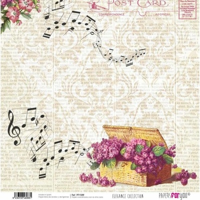 Scrapbookový papír ELEGANCE - Scrap paper ELEGANCE