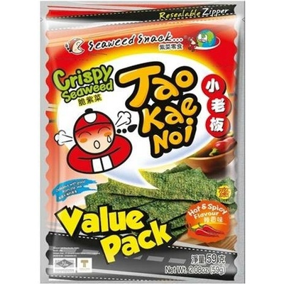 Tao Kae Noi Pikantní chipsy z mořských řas 59 g