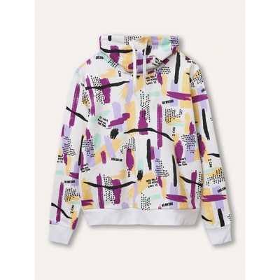 Winkiki Kids Wear mikina s rolákem Dream On bílá/fialová