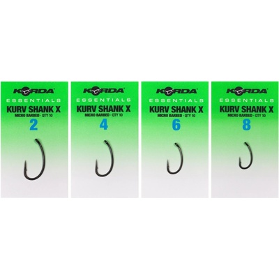 Korda Háčky Essentials Kurv X Barbed 10ks Vel. 4