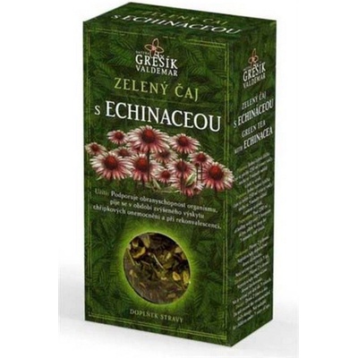 Grešík Čaje 4 světadílů Zel. čaj s echinaceou 70 g