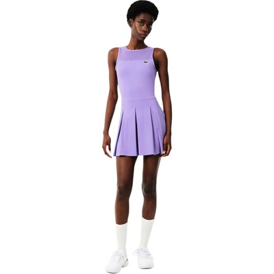 Lacoste Open Back Tennis Dress purple