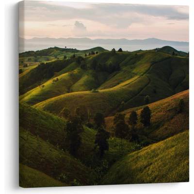 Obraz - Výhled na thajské kopečky, jednodílný 70x70 cm