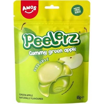 Amos Peelerz želé bonbóny s příchutí zeleného jablka 65 g