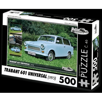 Retro-Auta č. 46 Trabant 601 Universal 1975 500 dílků