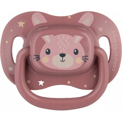 Canpol babies dudlík silikon symetrický Cute Animals růžová 1ks – Hledejceny.cz