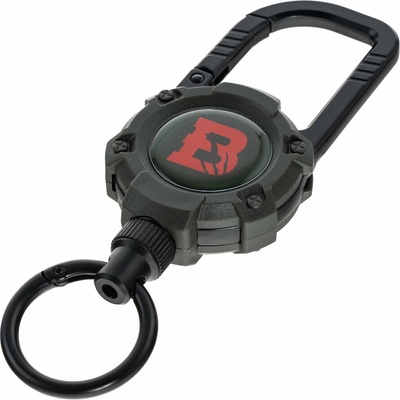 Přívěsek na klíče Vysouvací karabina Badger Outdoor BO RTR X5 nastavitelná s lankem