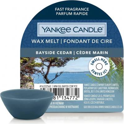 Yankee Candle Bayside Cedar vonný vosk do aromalampy 22 g