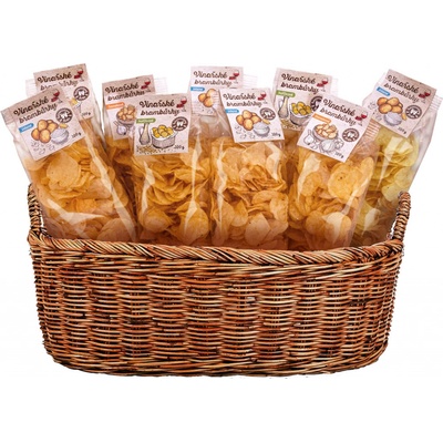 Vinařské brambůrky mix příchutí 20 x 100 g