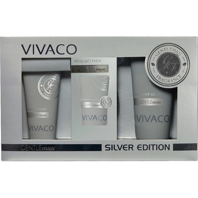 VIVACO Darčeková kazeta pánskej kozmetiky GENTLEMAN SILVER