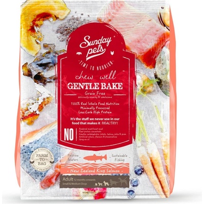 Sunday Pets Gentle Bake Salmon Adult S/M 1,3 kg