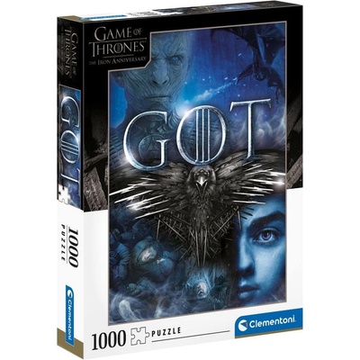 CurePink: Game Of Thrones|Hra o trůny: House Stark 50 x 69 cm CLMT39589 1000 dílků