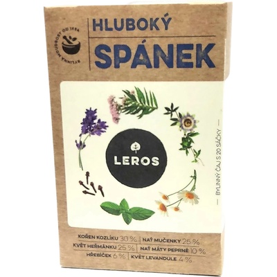 Leros Hluboký spánek Kozlík a Mučenka 20 x 1 g